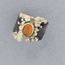 Load image into Gallery viewer, Asymmetric Ethiopian Opal Statement Ring
