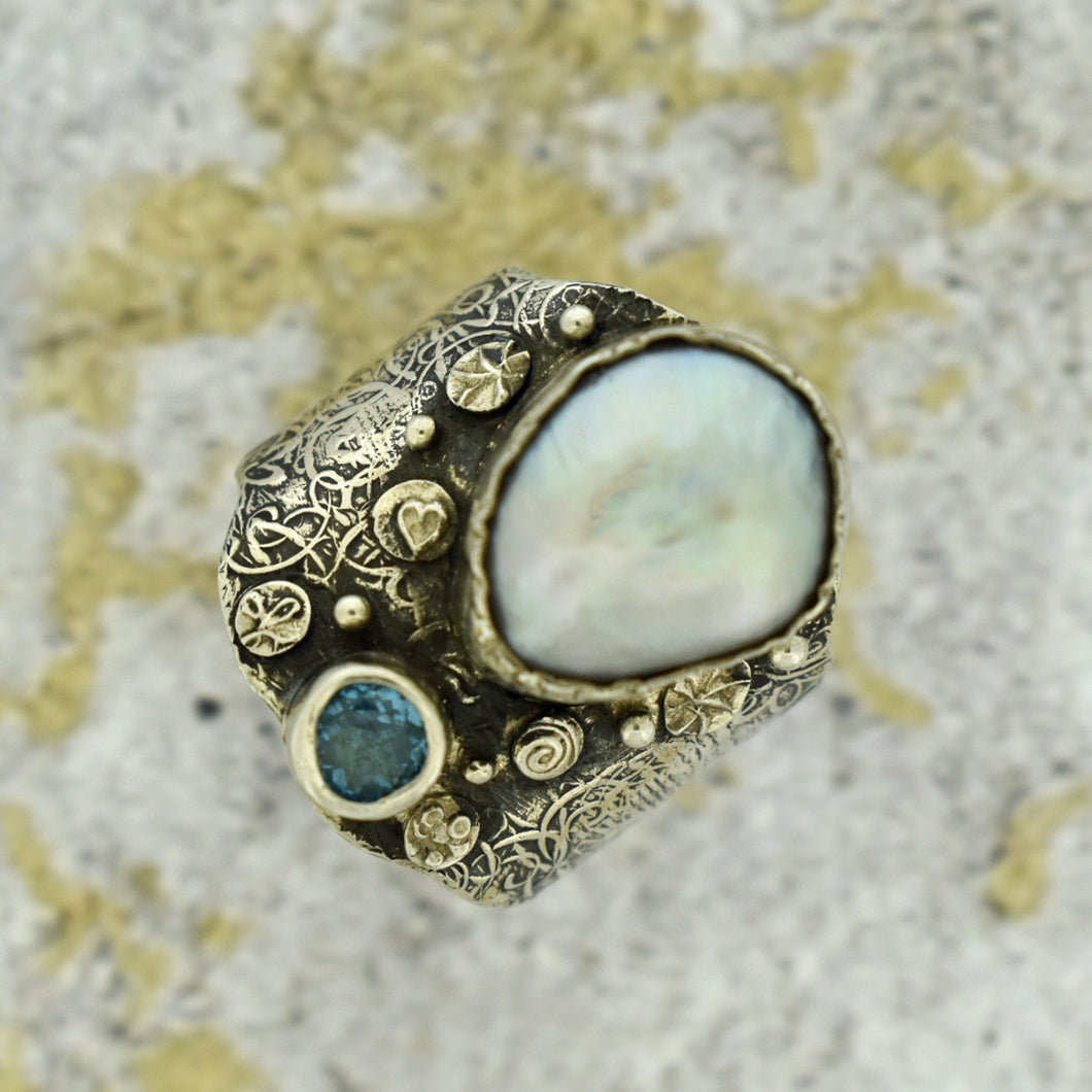 Baroque Pearl Ring