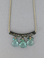 Load image into Gallery viewer, Oxidized Silver Necklace with Tube
