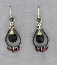 Load image into Gallery viewer, Faceted Semi Precious Tear Drop Earrings
